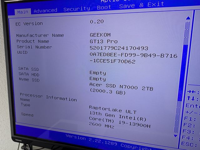 Geekom GT13 Pro Bios1